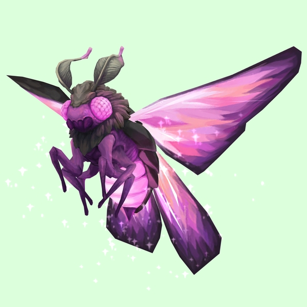 Sparkly Pink-Purple Dustmoth