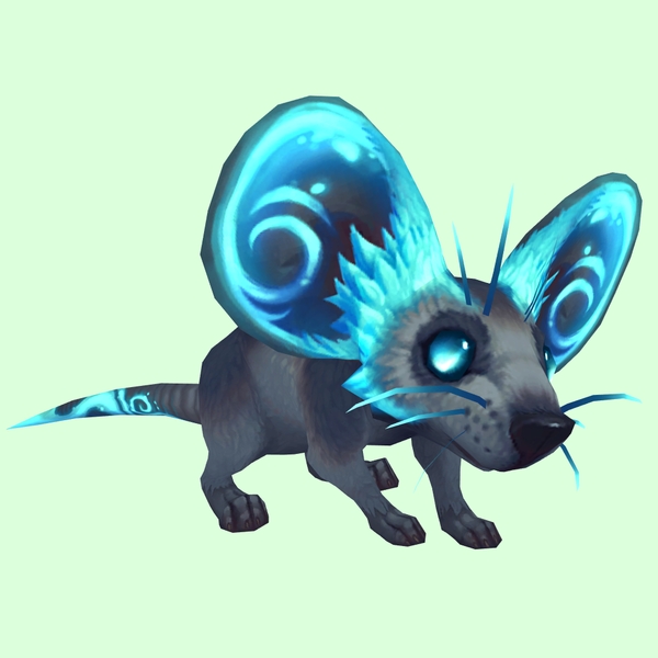 Azure Rock Mouse w/o Neck Ruff