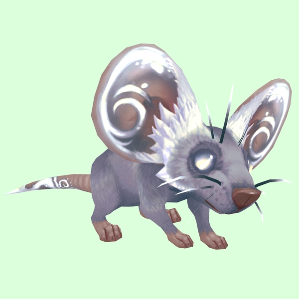 Silver Rock Mouse w/o Neck Ruff