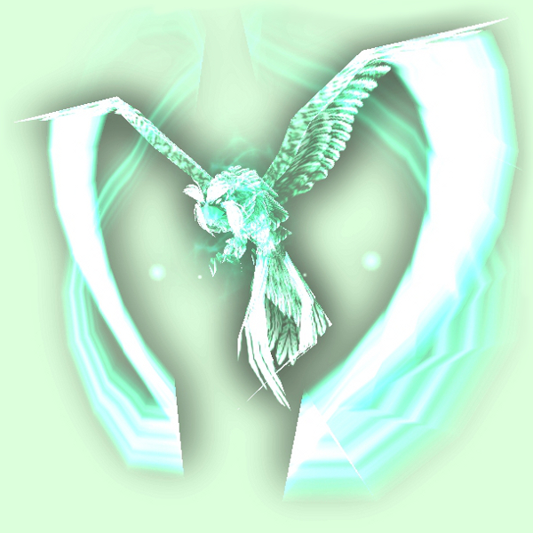 Spectral Green Owl