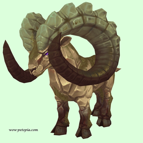 Mossy Tan Ramolith - Larger Horns