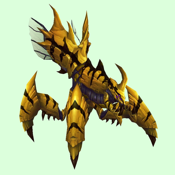 Yellow Draenor Ravager - Pet Look Petopia.
