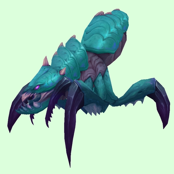 Rugged Teal Silithid - Pet Look Petopia.