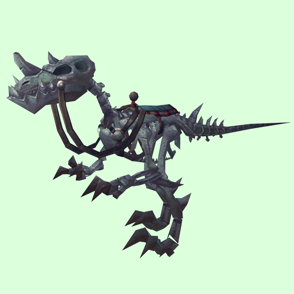 Saddled Grey Skeletal Raptor