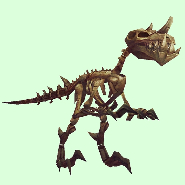 Darkened Bronze Skeletal Raptor