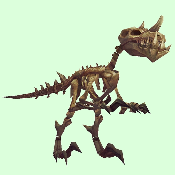 Bronze Skeletal Raptor