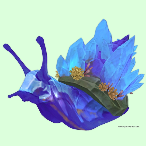Indigo Crystalline Snail