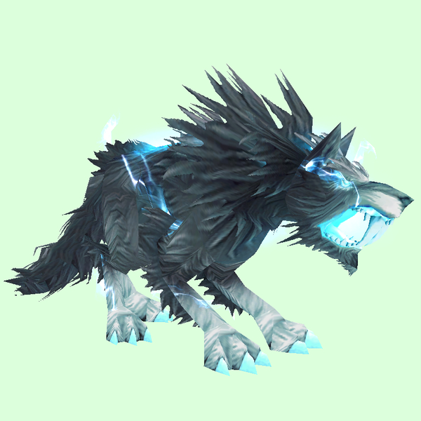 Stormy Dark Grey Saber Worg