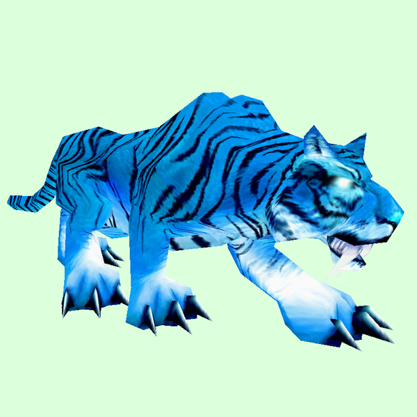 Glowing Blue Cat