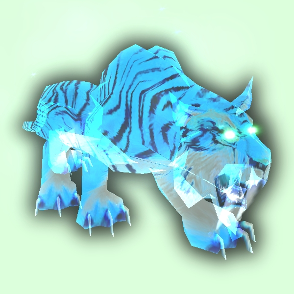 Blue Spectral Saber Tiger