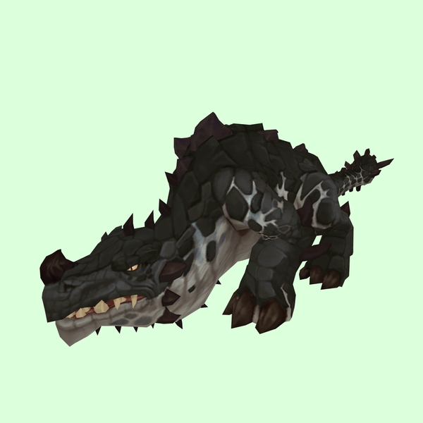 Simple Black Primal Thunder Lizard