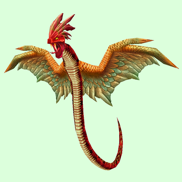 Classic Red Wind Serpent w/ Orange Wings