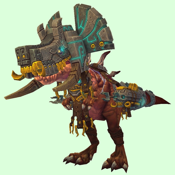 Bronze Devilsaur w/ Grey & Gold Armour