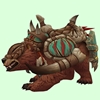 Red Amani Bear w/ Aqua Armour & Voodoo Mask