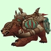 Red Amani Bear w/ Aqua Armour & Shield