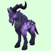 Purple Rugged Talbuk w/ Sideward Horns