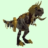 Dark Skeletal Devilsaur w/ Royal Gold Armour & Helmet