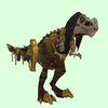 Brown Skeletal Devilsaur w/ Gold Armour