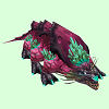 Purple Basilisk w/Jade Fringes