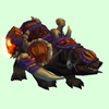 Black Bear Mount w/Purple-Orange Armor