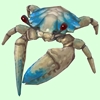 Blue & White Crab