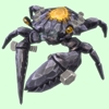 Onyx & Topaz Crab w/ Bolts