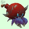 Purple & Red Bombshell Crab