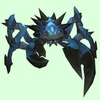 Dark Blue Spiked Crab w/ Blue Markings