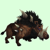 Dark Brown Draenor Boar