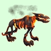 Orange Infernal Hellhound w/ No Flames
