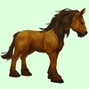 Light Chestnut Horse w/ Long Mane