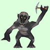 Grey Axe Monkey