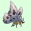 Beige Moth w/ Grey Wings