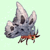 Red Moth w/ Grey Wings
