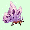 Red Moth w/ Pink Wings