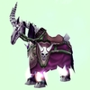 Purple Horned Skeletal Horse