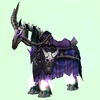 Violet Horned Skeletal Horse