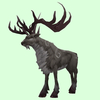 Patterned Grey Stag