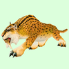 Orange Spotted Saber Cat