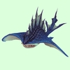 Blue Sailfin Mantacorn