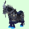Black Skeletal Warhorse
