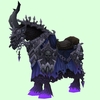Dark Purple Skeletal Warhorse