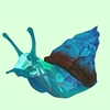 Bare Teal Rock Snail