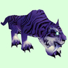 Glowing Purple Saber Cat