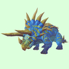 Bright Blue Direhorn