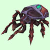 Purple-Red Scarab Beetle