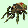 Green & Red Scarab Beetle