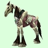 Red Skeletal Horse