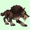 Brown Draenor Wolf