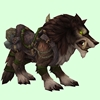 Saddled Brown Draenor Wolf